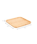 Tavă din bambus, pătrată