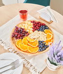 Tavă din bambus, rotundă