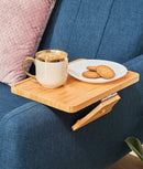 Tavă pentru brațul canapelei, bambus