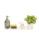 Set 3 tăvi organizare chiuvetă, super absorbante, diatomită, albe