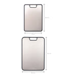 Set 2 tocătoare din titan, ultra-rezistente, 0 microplastice, mediu & mare