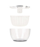 Uscător salată cu mecanism învârtire