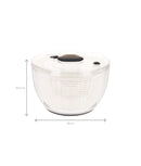 Uscător salată cu mecanism învârtire