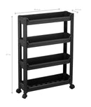 Organizator etajeră cu 4 nivele pe roți