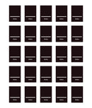 Set 4x24 etichete sticluțe condimente, negre, marker inclus