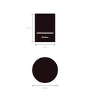 Set 4x24 etichete sticluțe condimente, negre, marker inclus