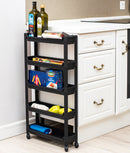 Organizator etajeră cu 5 nivele pe roți