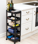 Organizator etajeră XL cu 5 nivele pe roți