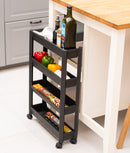 Organizator etajeră cu 4 nivele pe roți