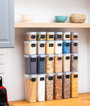 Set 24 recipiente etanșe depozitare alimente