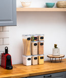 Set 8 recipiente etanșe depozitare alimente