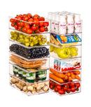 Set 12 cutii depozitare frigider