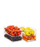 Set 4 cutii depozitare frigider