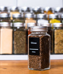 Set 18 sticluțe condimente, capac aluminiu