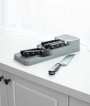 Organizator compact cuțite 2 niveluri